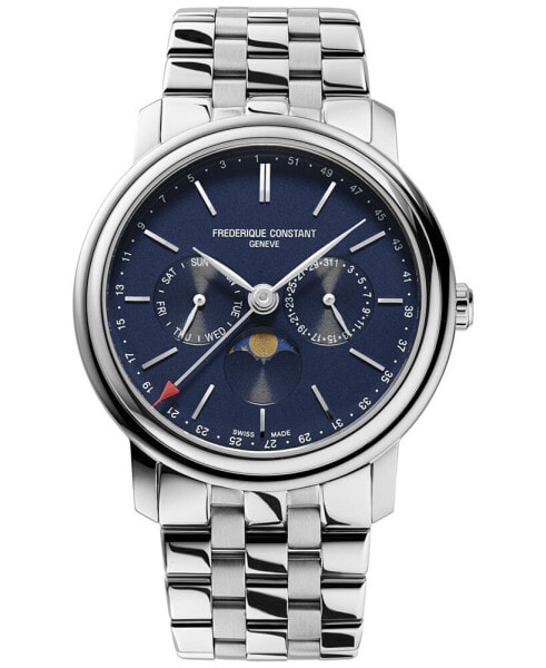 Men's Swiss Classics Business Stainless Steel Bracelet Watch 40mm