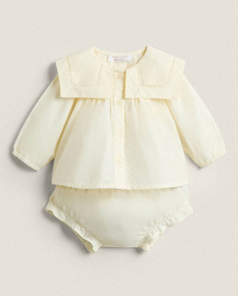 Embroidered baby set