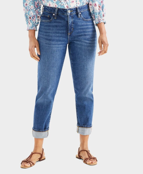 Women's High-Rise Cuffed Capri, Created for Macy's