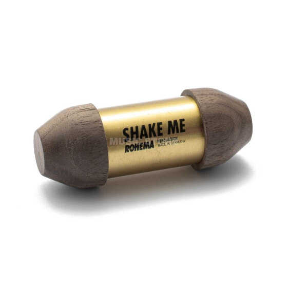 Rohema 61627 "Shake Me" Shaker Low (Natural/Brass)