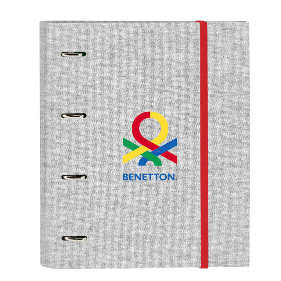 Папка-регистратор Benetton Pop Серый 27 x 32 x 3.5 см