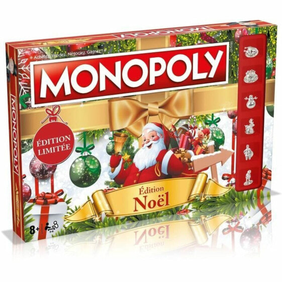 Настольная игра Monopoly Édition Noel (FR) Рождественская ограниченная серия Monopoly, французский. Возраст: + 8 лет. Количество игроков: 2 - 4.