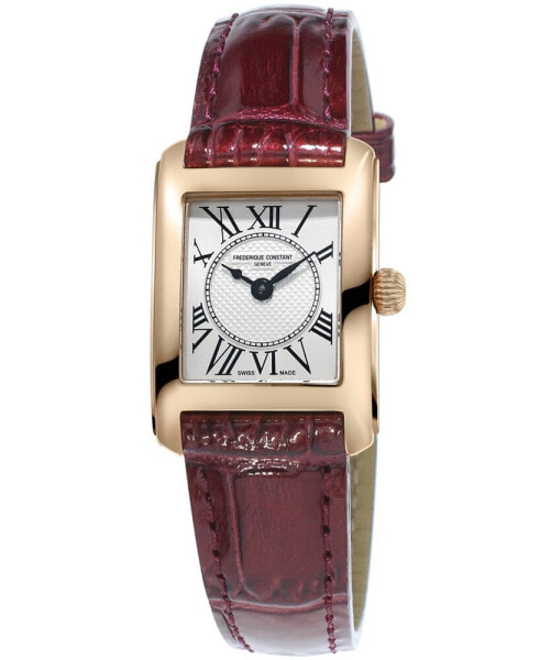 Часы Frederique Constant Carree Red Patent