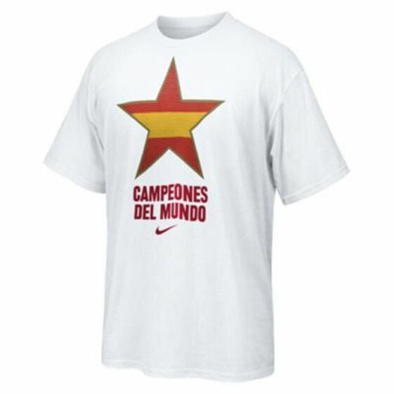 Футболка мужская Nike Estrella España Campeones del Mundo 2010 Белая