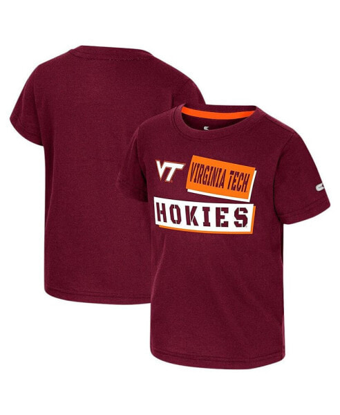 Toddler Boys and Girls Maroon Virginia Tech Hokies No Vacancy T-shirt