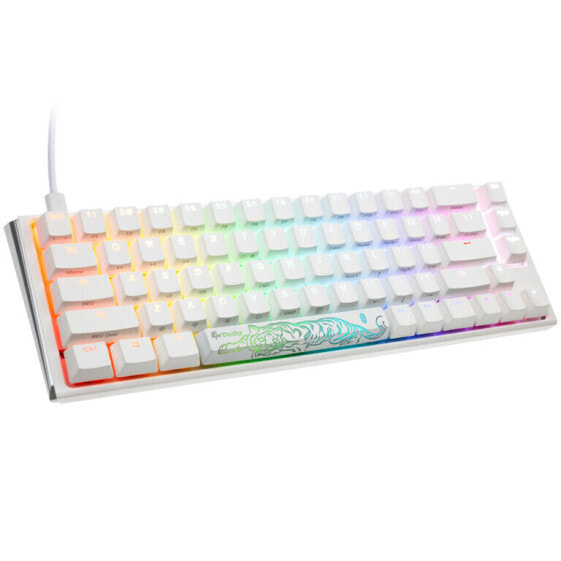 Ducky One 3 Classic Pure White SF Gaming Tastatur, RGB LED - MX-Red (US)