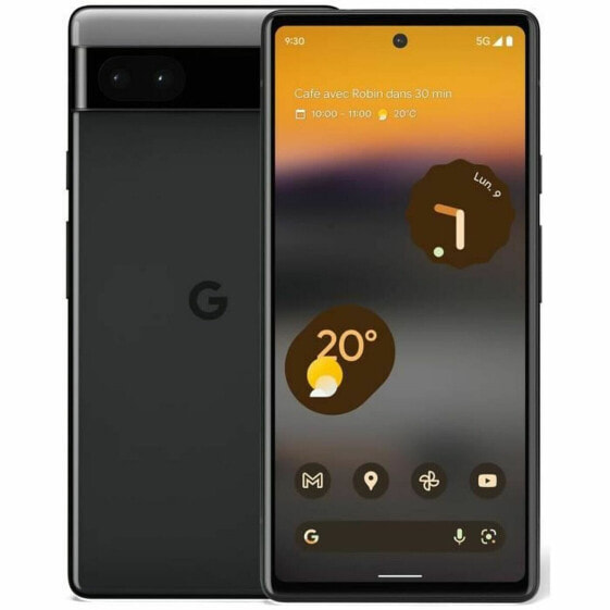 Смартфоны Google Pixel 6A Чёрный 6,1" 6 GB RAM Google Tensor charcoal 128 Гб