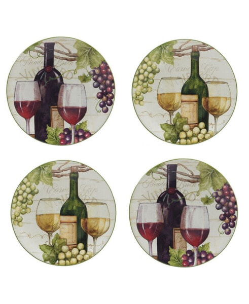 Meadow Brook Vineyard Set of 4 Salad Plate 8.5"