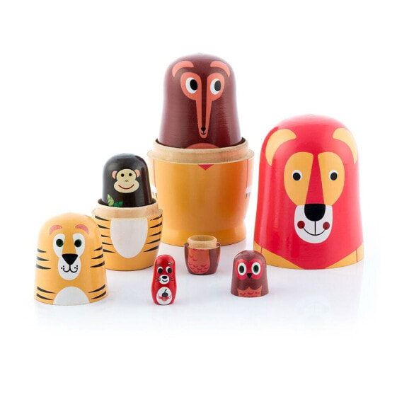 Фигурки InnovaGoods Funimals Matryoska Animal Figures (Забавные животные Матрёшка)