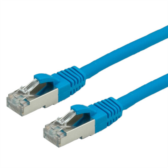 VALUE S/Ftp- PiMF- Patchkabel Kat.6 LSOH blau 0.5m 21.99.1224 - Cable - Network