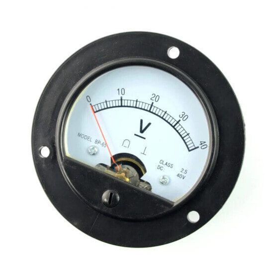 Analog voltmeter - panel BP-65 - 40V DC