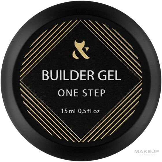 Aufbau-Nagelgel transparent - F.O.X Builder Gel Clear One Step 15 ml