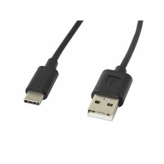 Кабель USB A — USB C Lanberg CA-USBO-10CC-0018-BK Чёрный 1,8 m