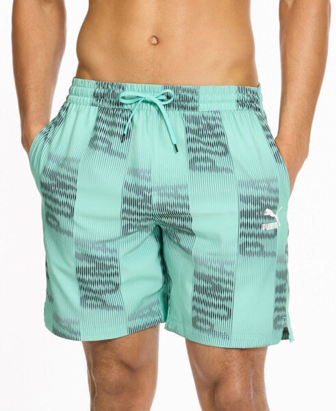 Men's Printed 7" Swim Trunks