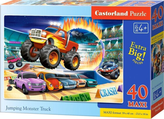 Castorland Puzzle 40 maxi - Jumping Monster Truck CASTOR