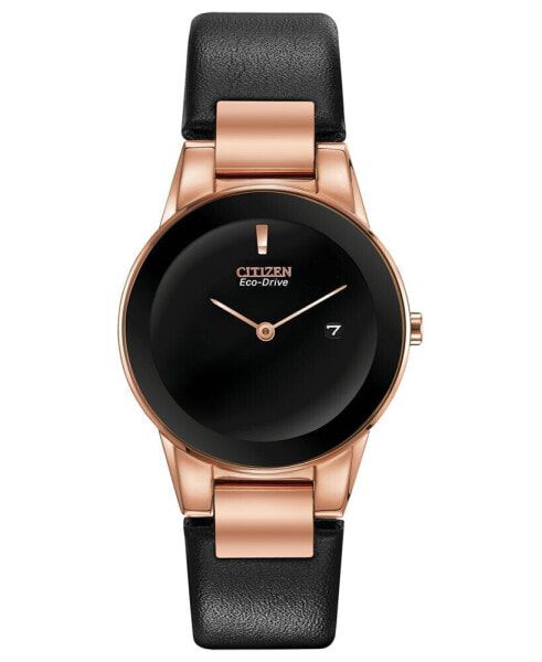 Часы Citizen Women's Axiom Black Leather Strap