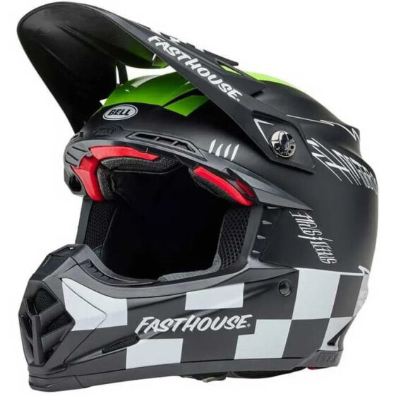 BELL MOTO 9S Flex Fasthouse Smoke Bomb off-road helmet