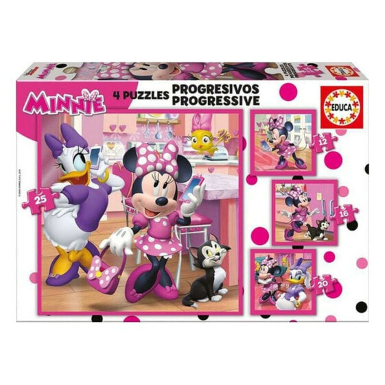 Пазл головоломка Minnie Mouse Happy Helpers 12-16-20-25 предметов