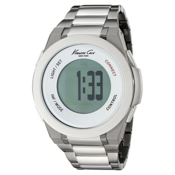 Мужские наручные часы с серебряным браслетом Kenneth Cole 10023868 ( 47 mm)