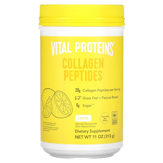 Vital Proteins, Коллагеновые пептиды, лимон, 313 г (11 унций)