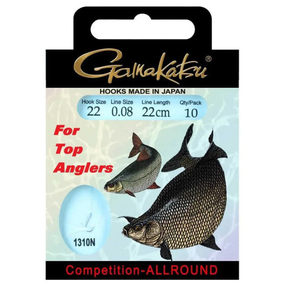 GAMAKATSU Booklet Allround 1310B Tied Hook 0.100 mm