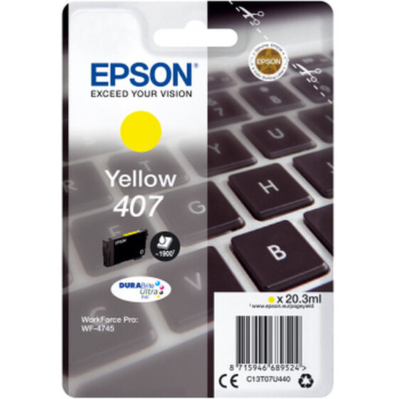 Картридж с оригинальными чернилами Epson WF-4745 Жёлтый