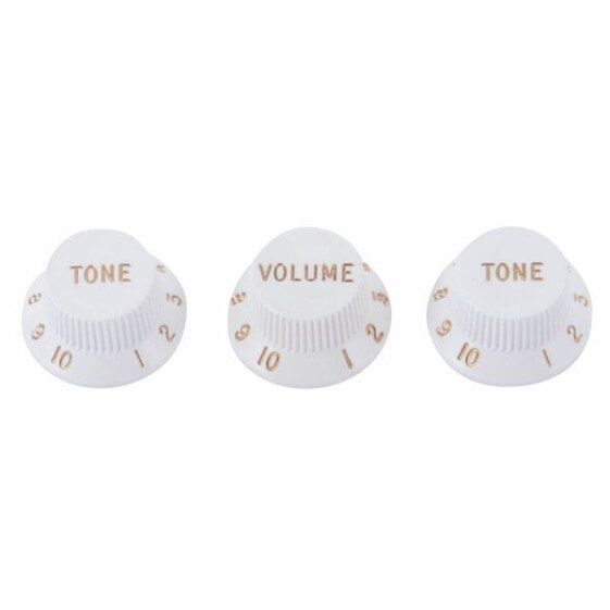 Fender Volume & Tone Knobs Set White