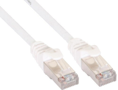 InLine Patch Cable SF/UTP Cat.5e white 10m
