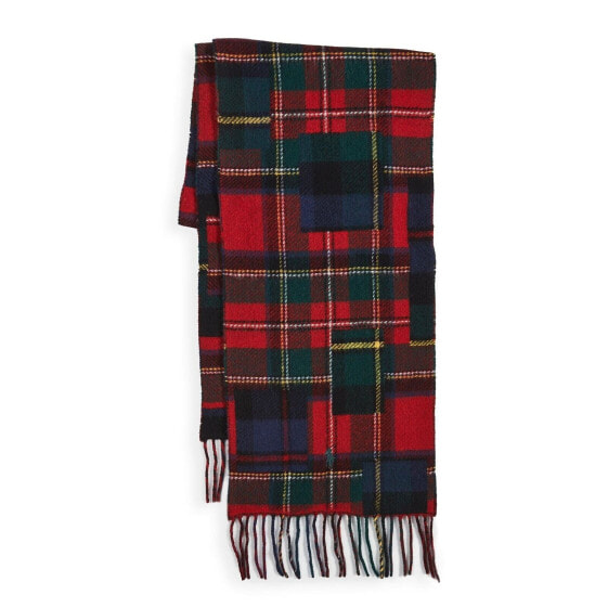 [PC0643-600] Mens Polo Ralph Lauren Plaid Patchwork Scarf