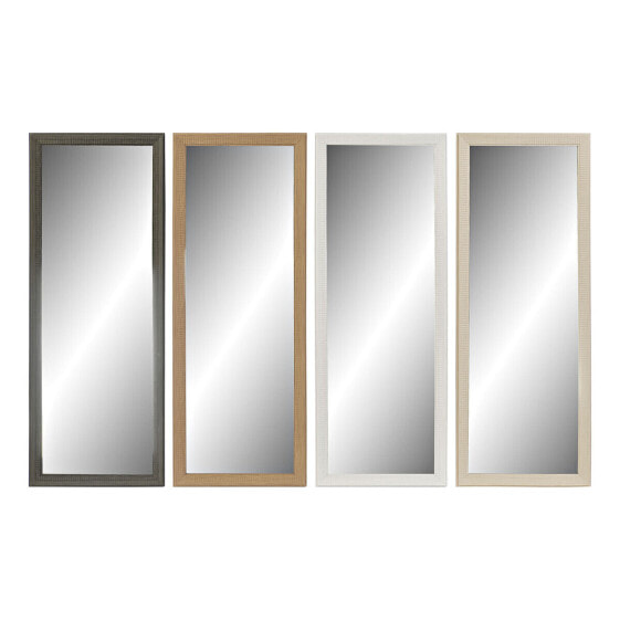 Настенное зеркало DKD Home Decor Коричневый Натуральный Темно-серый Слоновая кость Стеклянный полистирол 36 x 2 x 95,5 cm (4 Пре