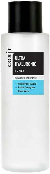 Verjüngendes und feuchtigkeitsspendendes Gesichtstonikum mit Hyaluronsäure, pflanzlichem Komplex und Aloe Vera