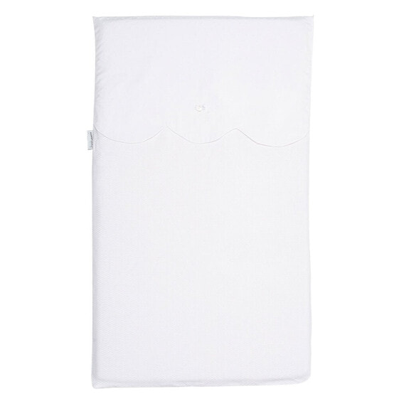 Одеяло с наполнителем для колыбели BIMBIDREAMS Toscana Quilt - белое 833 toscana 414 01 из 100% хлопка.