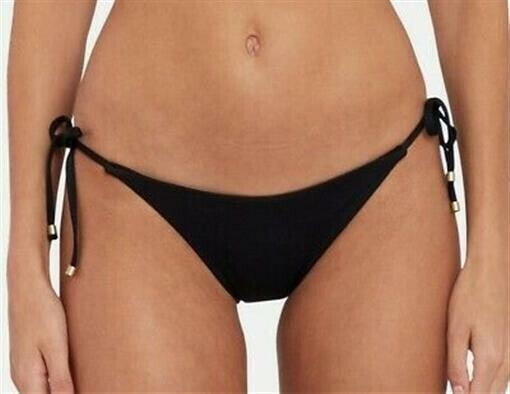 Vitamin A Women's 189294 Ecorib Tie Side Hipster Bikini Bottom Swimwear Size S