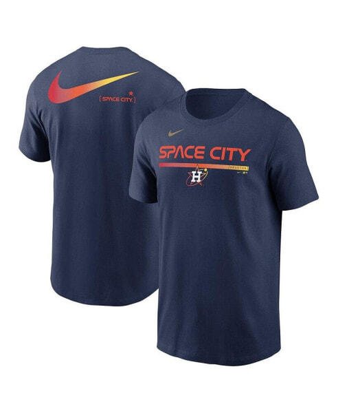 Men's Navy Houston Astros 2-Hit Speed City Connect T-Shirt