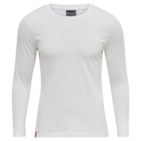 HUMMEL Red Basic long sleeve T-shirt