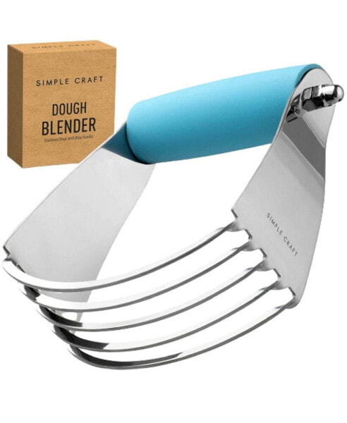 Stainless Steel Pastry Dough Cutter with Comfortable Grip Handle