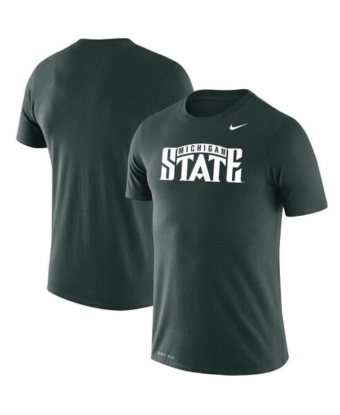 Men's Green Michigan State Spartans School Logo Legend Performance T-shirt