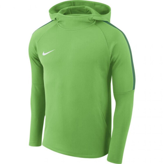Мужское худи с капюшоном спортивное зеленое Nike Dry Academy18 PO M AH9608-361