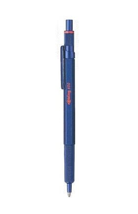 Ручка шариковая ретрактабельная с клипом rOtring 600, черная 1 шт.