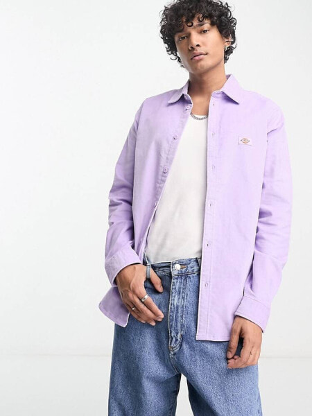 Dickies wilsonville cord shirt in lilac