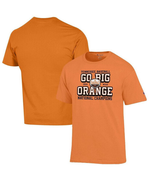 Men's Tennessee Orange Tennessee Volunteers 2024 NCAA Men's Baseball College World Series Champions Go Big Orange T-Shirt