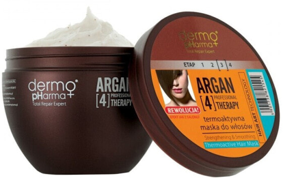 Thermoaktive Haarmaske mit Arganöl und Keratin