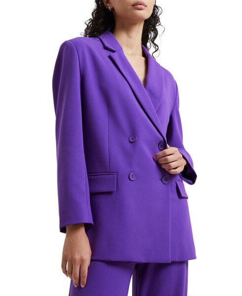 Women's Whisper Notched Collar Double-Breasted Blazer