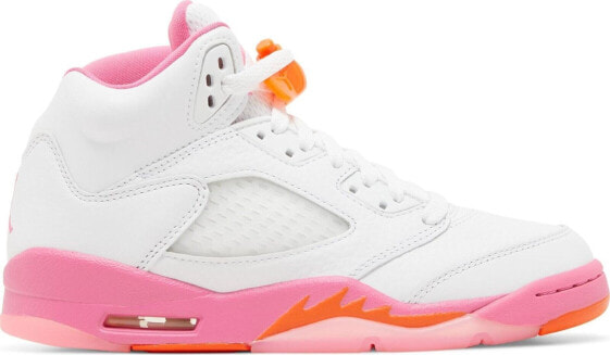 [440892-168] Grade School Air Jordan Retro 5 (GS) 'WNBA Pinksicle Safety Orange'