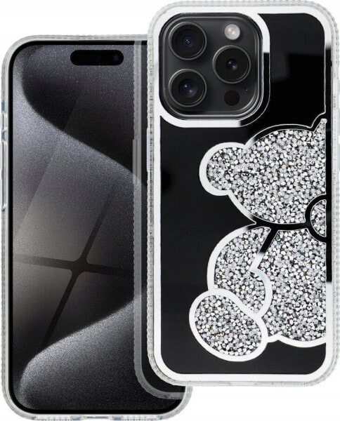 OEM Futerał TEDDY BEAR do IPHONE 11 srebrny