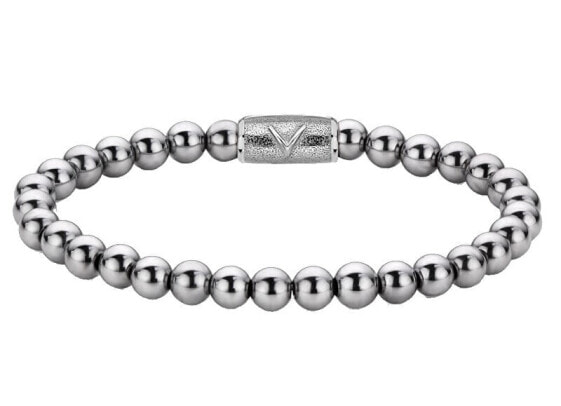 Silver Shine Beaded Bracelet RR-6DV01-S
