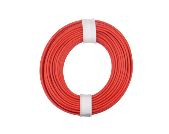 Donau Elektronik Donau 125-S50-0 - Copper - 0.25 mm² - Red - Plastic - 10 m