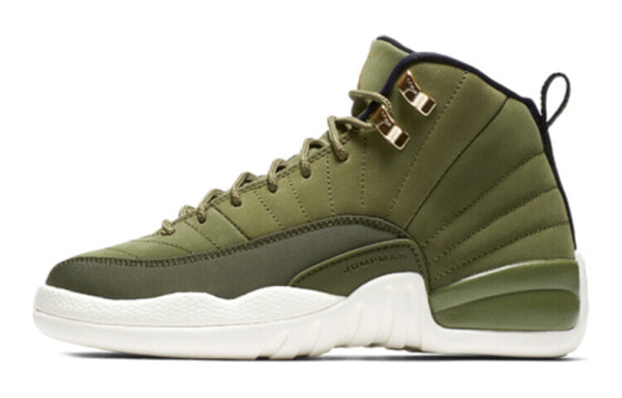 Jordan Air Jordan 12 Retro Chris Paul Class Of 2003 高帮 复古篮球鞋 GS 橄榄绿 / Кроссовки Jordan Air Jordan 153265-301