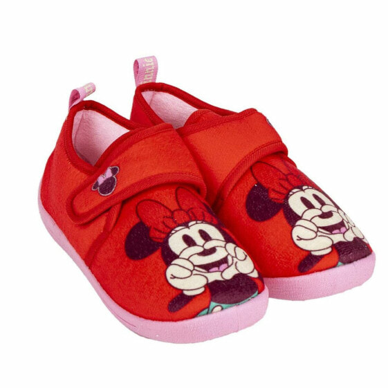 домашними тапочками Minnie Mouse Красный Velcro