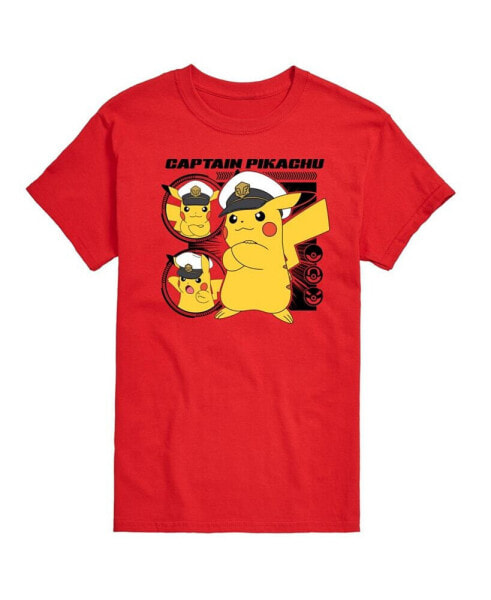 Hybrid Apparel Captain Pikachu Men's Short Sleeve Tee